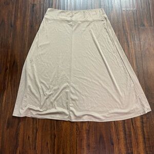 Ashley Stewart Beige Maxi Skirt